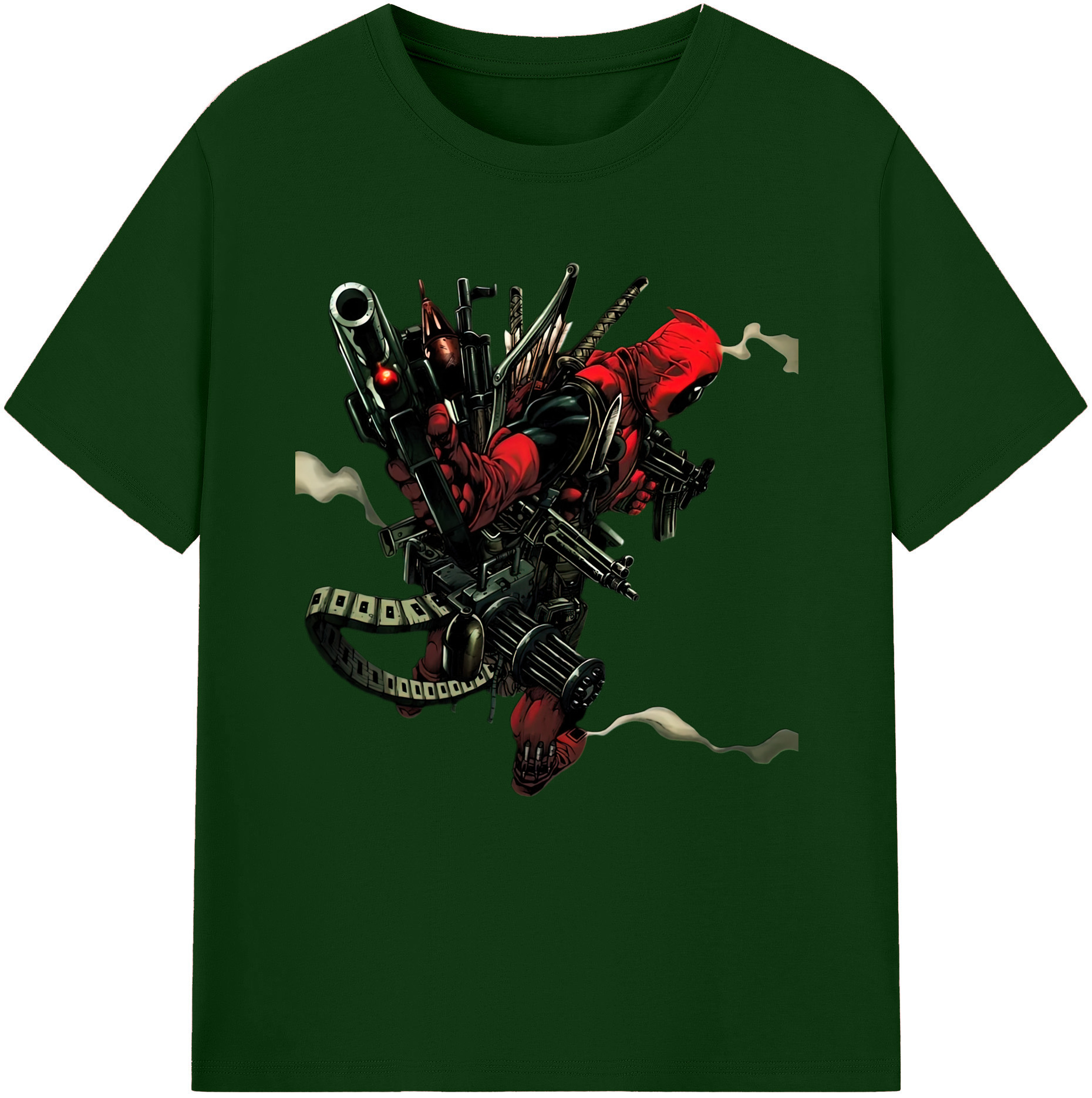 （画像用） Deadpool デッドプール 綿100％半袖Tシャツ（フロントプリント）